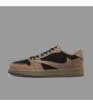 کفش پیاده روی نایک ایر جردن وان بدون ساق تراویس اسکات وِل وِت Nike air jordan 1 low Travis Scott Velvet Brown
