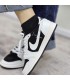 کفش پیاده روی نایک ایر جردن وان بدون ساق تراویس اسکات Nike air jordan 1 low Travis Scott Black and white