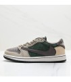 کفش پیاده روی نایک ایر جردن وان بدون ساق تراویس اسکات فراگمنت  Nike air jordan 1 low Travis Scott Fragment Green
