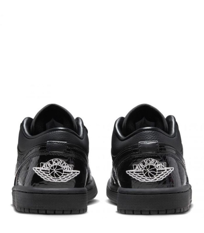 کفش پیاده روی نایک ایر جردن وان بدون ساق ورنی مشکی Nike Air Jordan 1 low black Patent Elephant