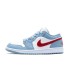 کفش پیاده روی نایک ایر جردن وان بدون ساق Nike Air Jordan 1 Low Blue Whisper Dune Red
