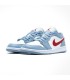 کفش پیاده روی نایک ایر جردن وان بدون ساق Nike Air Jordan 1 Low Blue Whisper Dune Red