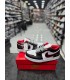 کفش پیاده روی نایک ایر جردن وان بدون ساق مار سیاه Nike Air Jordan 1 Low Snake Black