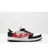 کفش پیاده روی نایک ایر جردن وان بدون ساق تراویس اسکات کواز Nike Air Jordan 1 low Travis Scott Kaws Red Black