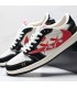 کفش پیاده روی نایک ایر جردن وان بدون ساق تراویس اسکات کواز Nike Air Jordan 1 low Travis Scott Kaws Red Black