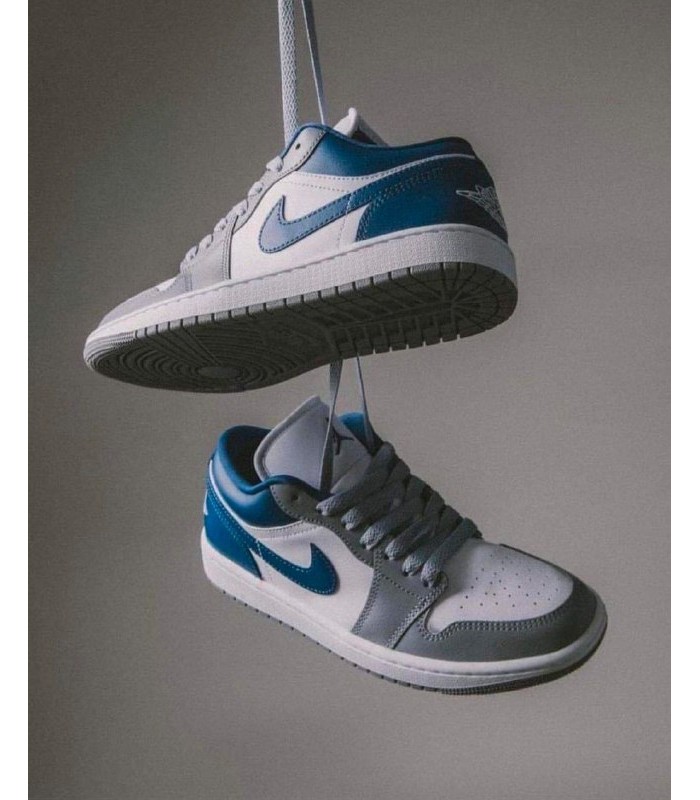 کفش پیاده روی نایک ایر جردن وان بدون ساق فرنچ Nike Air Jordan 1 low French Blue
