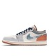 کفش پیاده روی نایک ایر جردن وان بدون ساق فانتوم ریپیر Nike air jordan 1 low SE Phantom Repaired Denim Swoosh