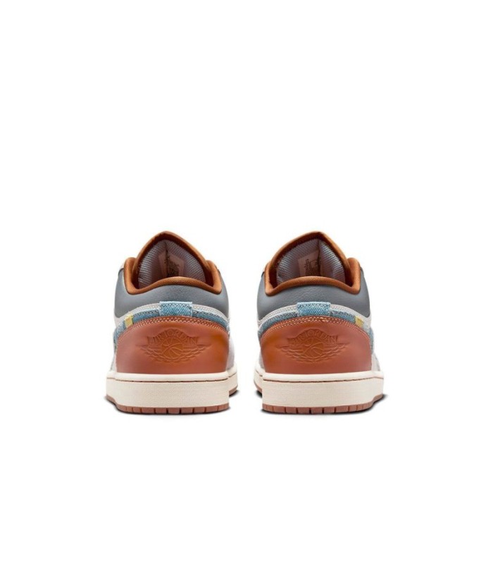 کفش پیاده روی نایک ایر جردن وان بدون ساق فانتوم ریپیر Nike air jordan 1 low SE Phantom Repaired Denim Swoosh