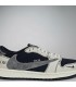 کفش پیاده روی نایک ایر جردن وان بدون ساق تراویس اسکات دیور Nike air jordan 1 low Travis Scott Dior Navy Grey