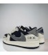 کفش پیاده روی نایک ایر جردن وان بدون ساق تراویس اسکات دیور Nike air jordan 1 low Travis Scott Dior Navy Grey