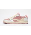 کفش پیاده روی نایک ایر جردن وان بدون ساق تراویس اسکات Nike air jordan 1 low travis scott pink