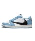 کفش پیاده روی نایک ایر جردن وان بدون ساق تراویس اسکات Nike air jordan 1 low Travis Scott UNC Blue