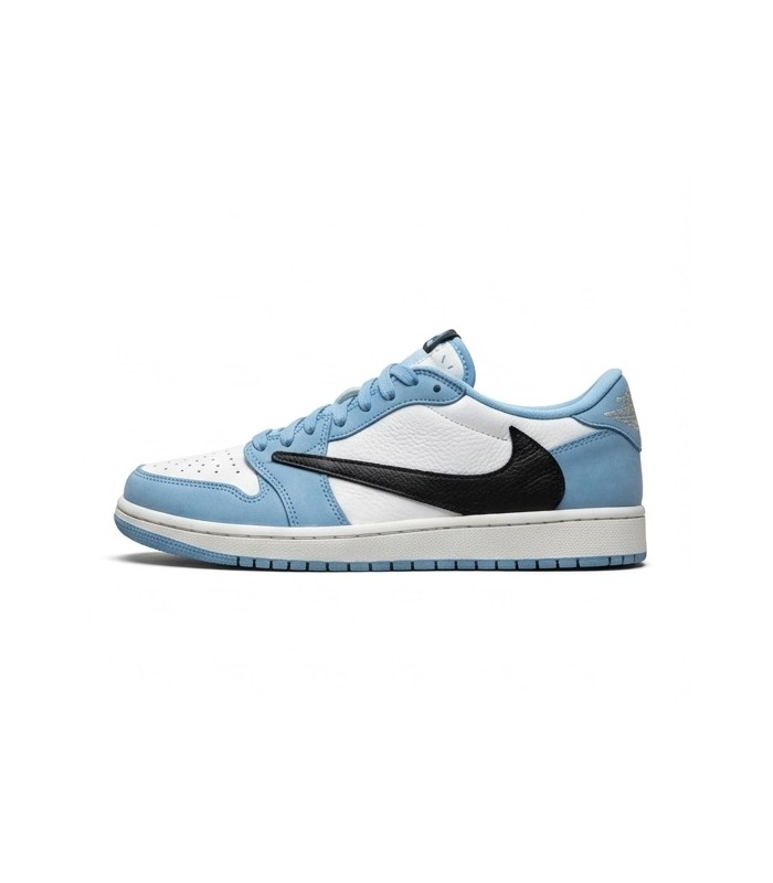 کفش پیاده روی نایک ایر جردن وان بدون ساق تراویس اسکات Nike air jordan 1 low Travis Scott UNC Blue
