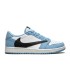 کفش پیاده روی نایک ایر جردن وان بدون ساق تراویس اسکات Nike air jordan 1 low Travis Scott UNC Blue