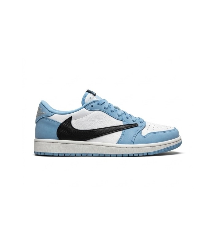 کفش پیاده روی نایک ایر جردن وان بدون ساق تراویس اسکات Nike air jordan 1 low Travis Scott UNC Blue