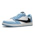 کفش پیاده روی نایک ایر جردن وان بدون ساق تراویس اسکات Nike air jordan 1 low Travis Scott UNC Blue