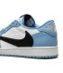 کفش پیاده روی نایک ایر جردن وان بدون ساق تراویس اسکات Nike air jordan 1 low Travis Scott UNC Blue