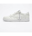 کفش پیاده روی نایک ایر جردن وان بدون ساق تراویس اسکات پارتی Nike air jordan 1 low Travis Scott White Party