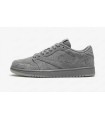 کفش پیاده روی نایک ایر جردن وان بدون ساق تراویس اسکات کواز Nike air jordan 1 low Travis Scott kaws gray