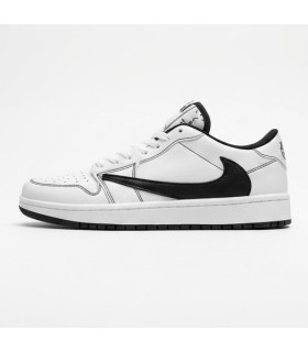 کفش پیاده روی نایک ایر جردن وان بدون ساق تراویس اسکات پاندا Nike air jordan 1 low Travis Scott Panda