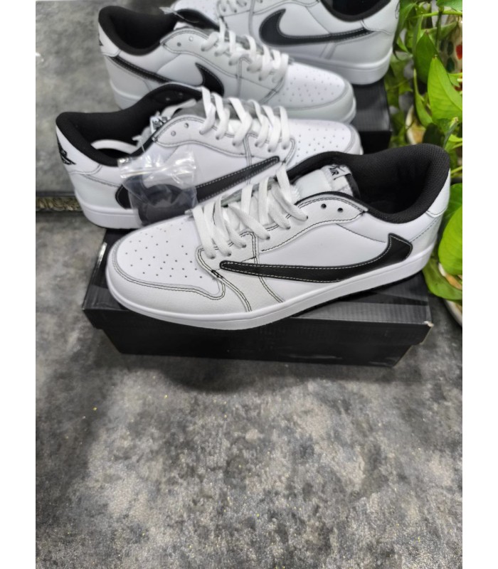 کفش پیاده روی نایک ایر جردن وان بدون ساق تراویس اسکات پاندا Nike air jordan 1 low Travis Scott Panda