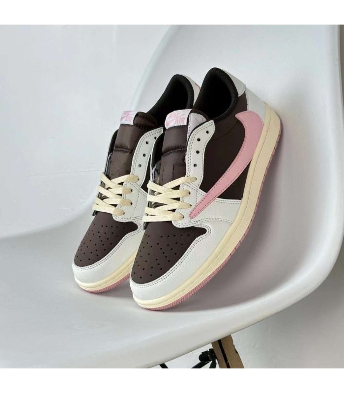 کفش پیاده روی نایک ایر جردن وان بدون ساق تراویس اسکات Nike air jordan 1 low travis scott dark pony