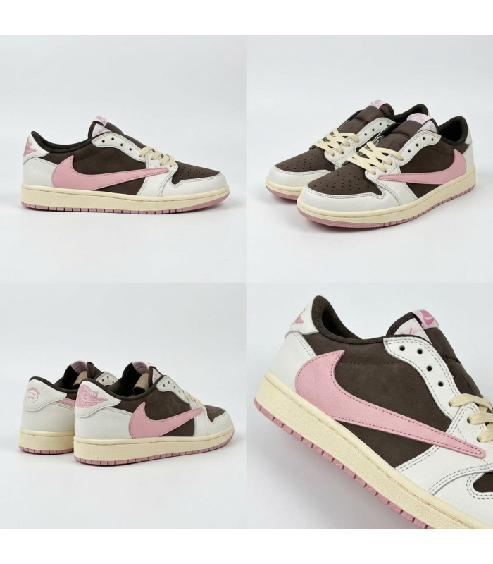 کفش پیاده روی نایک ایر جردن وان بدون ساق تراویس اسکات Nike air jordan 1 low travis scott dark pony