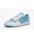 کفش پیاده روی نایک ایر جردن وان بدون ساق تراویس اسکات فرگمنت Nike air jordan 1 low Travis Scott Fragment Blue