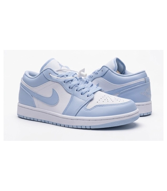 کفش پیاده روی نایک ایر جردن وان بدون ساق Nike air jordan 1 low Ice blue