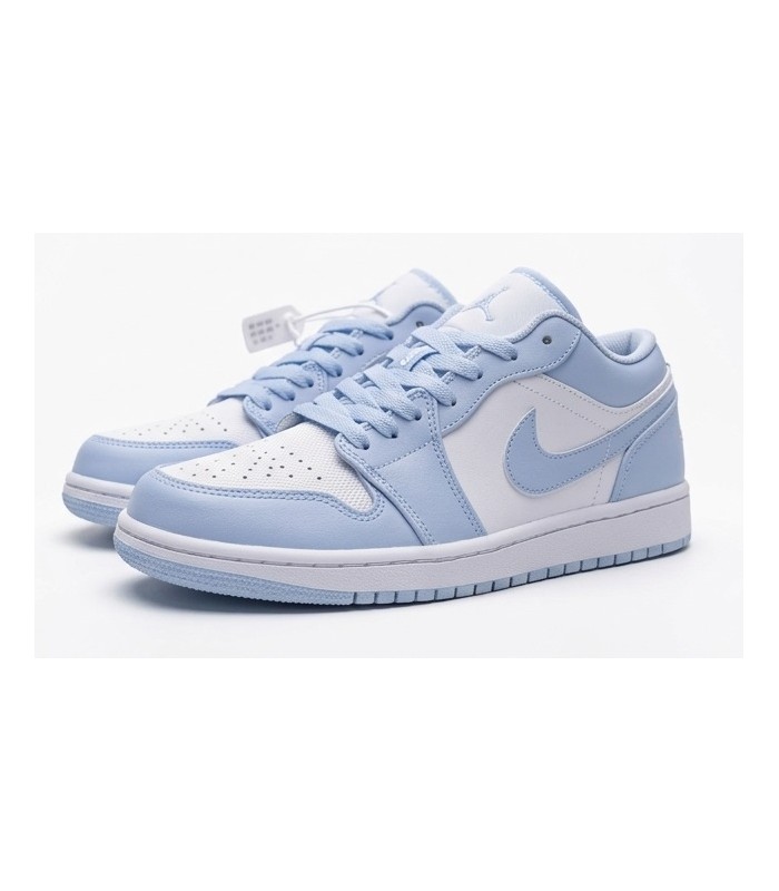 کفش پیاده روی نایک ایر جردن وان بدون ساق Nike air jordan 1 low Ice blue