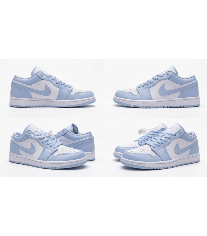 کفش پیاده روی نایک ایر جردن وان بدون ساق Nike air jordan 1 low Ice blue