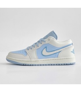 کفش پیاده روی نایک ایر جردن وان بدون ساق Nike air jordan 1 low Ice blue
