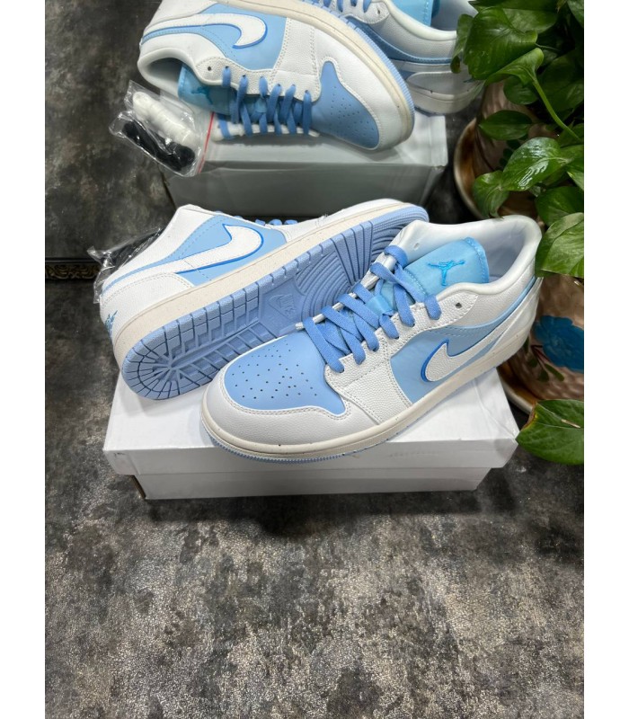 کفش پیاده روی نایک ایر جردن وان بدون ساق Nike air jordan 1 low Ice blue