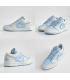 کفش پیاده روی نایک ایر جردن وان بدون ساق Nike air jordan 1 low Ice blue