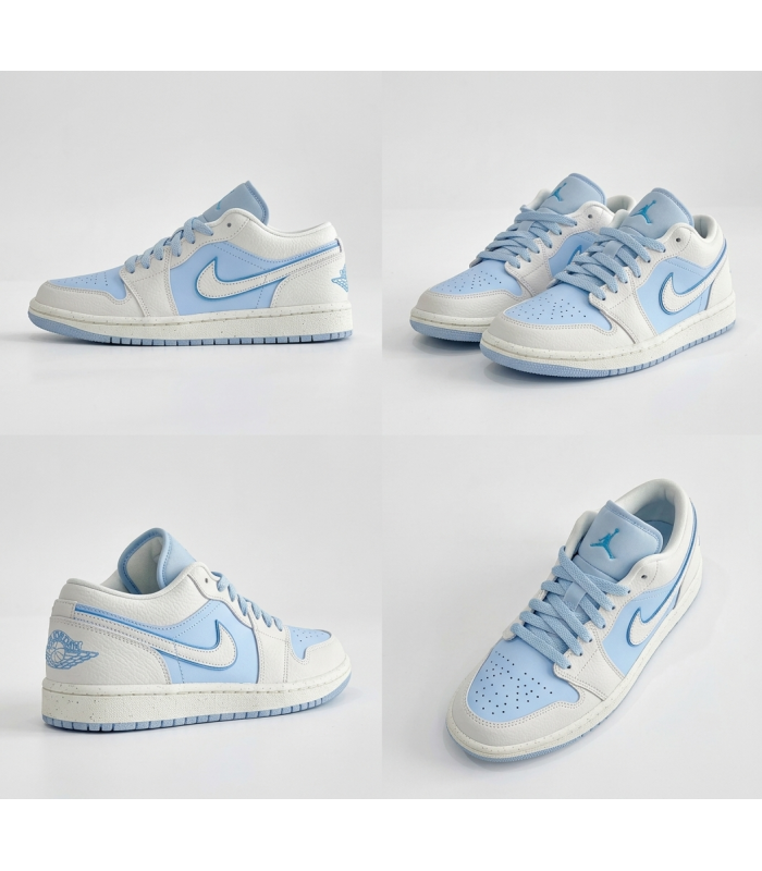 کفش پیاده روی نایک ایر جردن وان بدون ساق Nike air jordan 1 low Ice blue