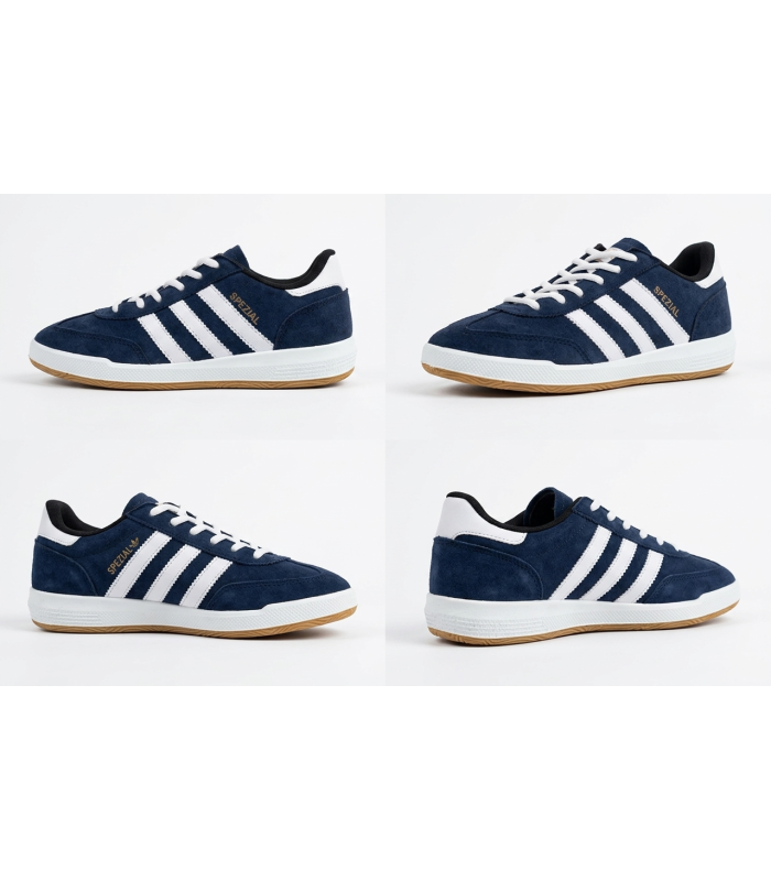 کفش پیاده روی آدیداس اسپیزال سورمه ای سفید Adidas Spezial Navy Withe