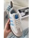 کفش پیاده روی آدیداس سامبا سفید آبی Adidas samba blue
