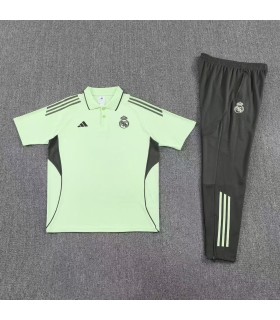 پلوشرت شلوار باشگاهی رئال مادرید سبز Polo shirt and pants Real Madrid G