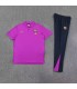 پلوشرت شلوار باشگاهی بارسلونا بنفش Polo shirt and pants Barcelona PU
