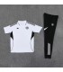 پلوشرت شلوار باشگاهی منچستر یونایتد سفید Polo shirt and pants Manchester United