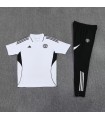 پلوشرت شلوار باشگاهی منچستر یونایتد سفید Polo shirt and pants Manchester United