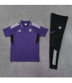 پلوشرت شلوار باشگاهی منچستر یونایتد بنفش Polo shirt and pants Manchester United