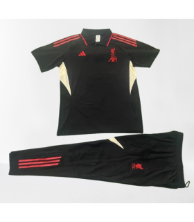 پلوشرت شلوار باشگاهی لیورپول مشکی Polo shirt and pants Liverpool B