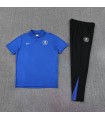 پلوشرت شلوار باشگاهی چلسی آبی Polo shirt and pants Chelsea