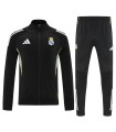 گرمکن شلوار تمام زیپ تیم رئال مادرید مشکی Real Madrid full zip sweatpants