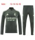 گرمکن شلوار نیم زیپ بچگانه تیم رئال مادرید سبز Real Madrid Kid's sweatpants