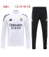 گرمکن شلوار نیم زیپ بچگانه تیم رئال مادرید سفید Real Madrid Kid's sweatpants