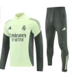 گرمکن شلوار نیم زیپ تیم رئال مادرید سبز Real Madrid sweatpants WB