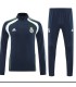 گرمکن شلوار نیم زیپ تیم رئال مادرید سورمه ای Real Madrid sweatpants NVY