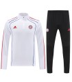 گرمکن شلوار نیم زیپ تیم بایرن مونیخ سفید Bayern Munich sweatpants W